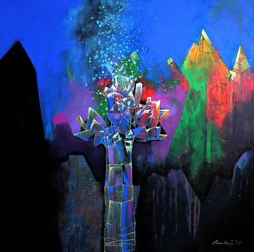 Untitled-2 by Pradip Sengupta, Painting for Sale on Select