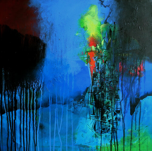Untitled-3 by Pradip Sengupta, Painting for Sale on Select