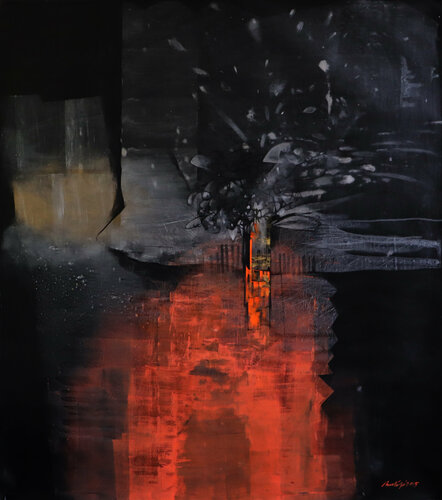 Untitled-6 by Pradip Sengupta, Painting for Sale on Select