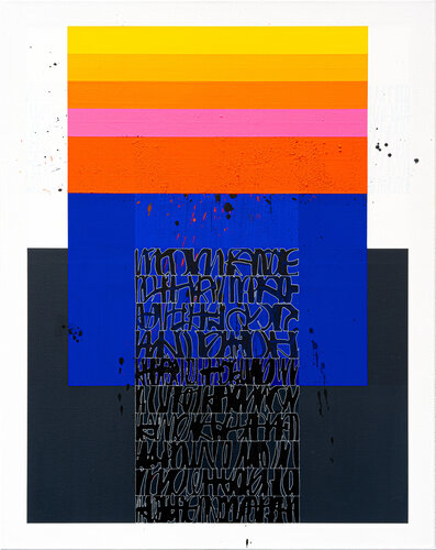 "London's Electro Sounds, version 2" by Patrick Piccinelli, Painting for Sale on Select