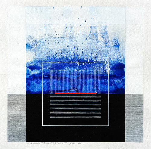 "The Blue Water Of This Night" by Patrick Piccinelli, Painting for Sale on Select