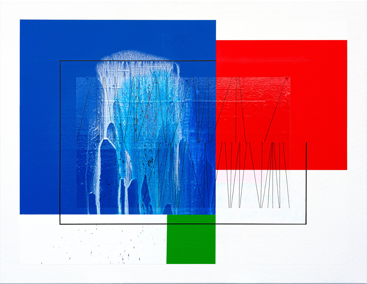 "In Immobile Air version 3" Patrick Piccinelli Original painting for sale