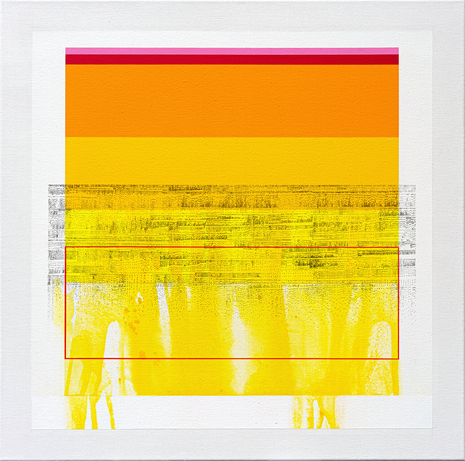 "Caracas Airport, 6 a.m." Patrick Piccinelli Original painting for sale