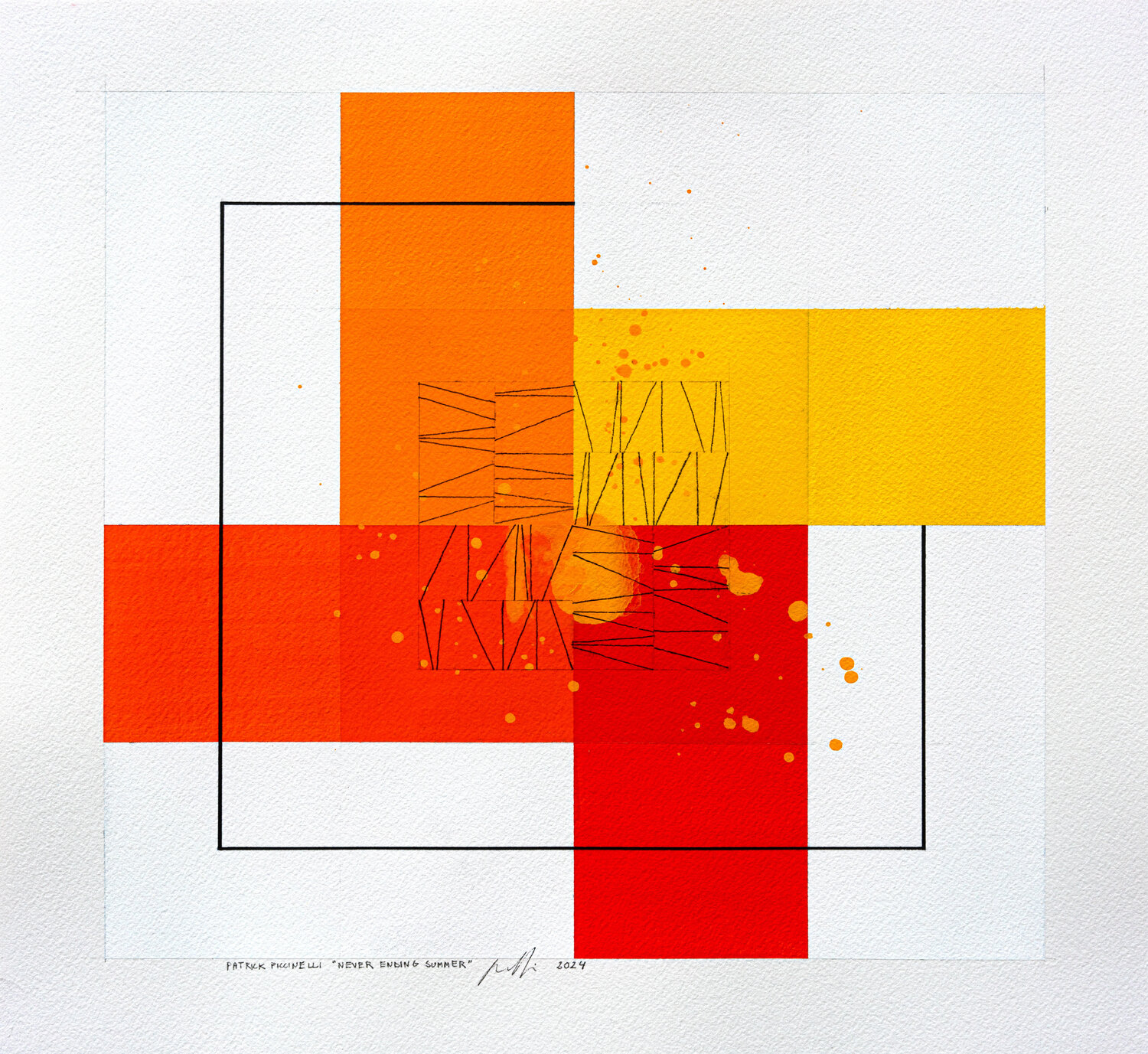 "Never Ending Summer" Patrick Piccinelli Original painting for sale