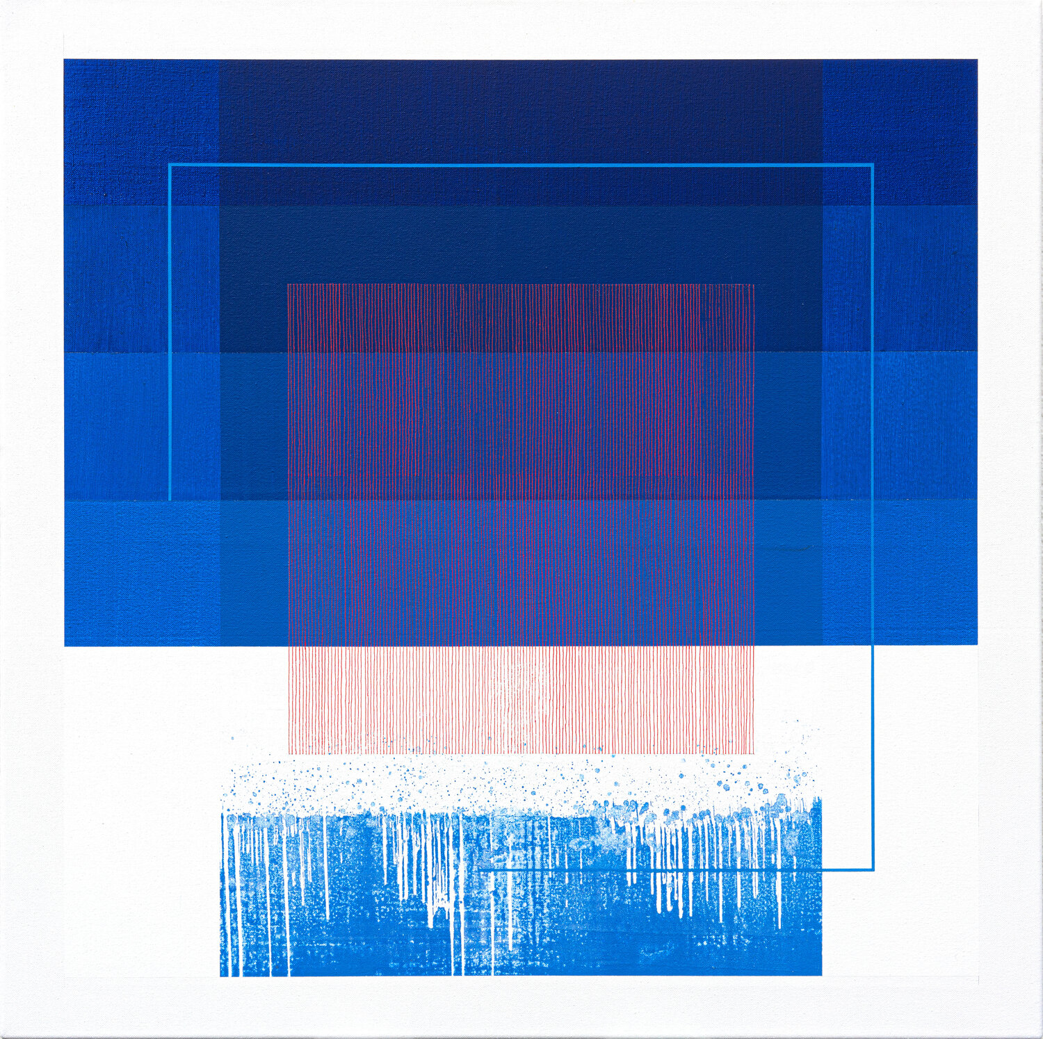"West Coast Blues 2" Patrick Piccinelli Original painting for sale