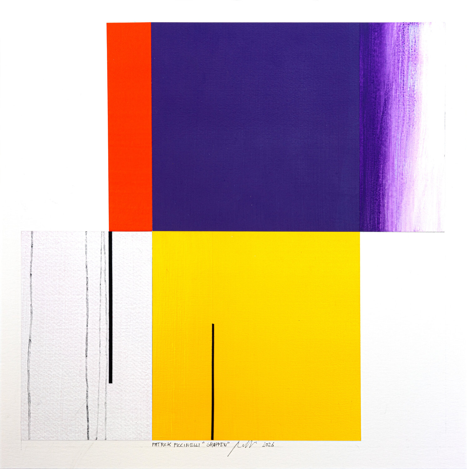 "Gruppen" Patrick Piccinelli Original painting for sale