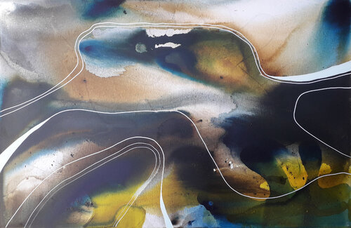Strate by Luc Andrieux, Painting for Sale on Select