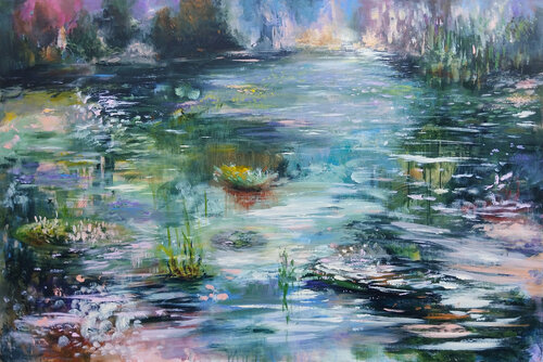 Eden 4 by Luc Andrieux, Painting for Sale on Select