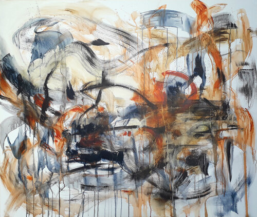 Poésie 3 by Luc Andrieux, Painting for Sale on Select