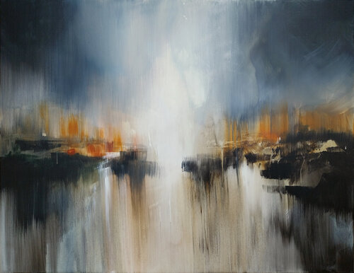 Attraction 2 by Luc Andrieux, Painting for Sale on Select