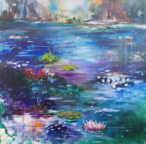 Eden 8 by Luc Andrieux, Painting for Sale on Select