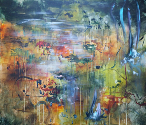 Eden 11 by Luc Andrieux, Painting for Sale on Select
