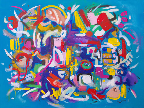Jungle 1 by Luc Andrieux, Painting for Sale on Select