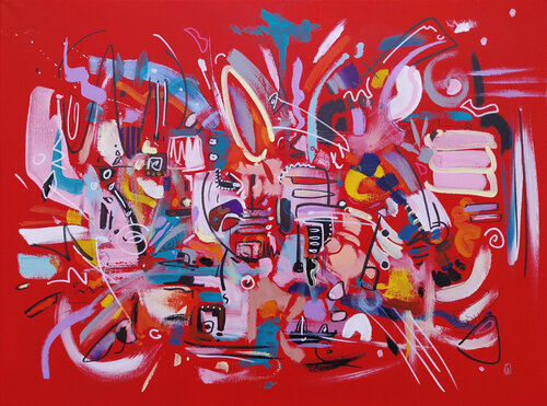Jungle 3 by Luc Andrieux, Painting for Sale on Select