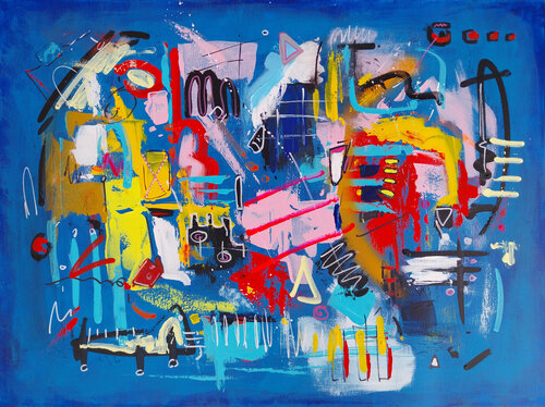 Jungle 7 by Luc Andrieux, Painting for Sale on Select
