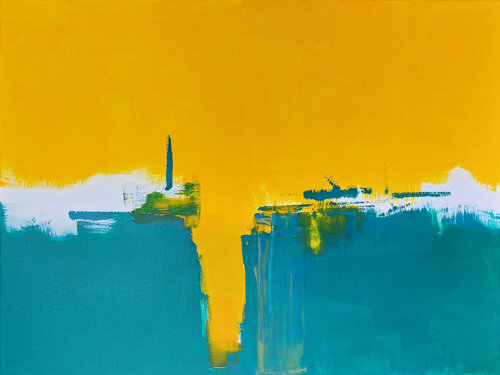 Champs éternels 3 by Luc Andrieux, Painting for Sale on Select