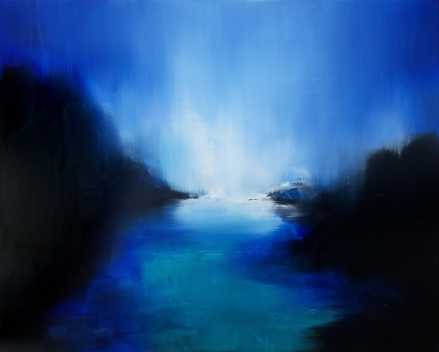 Terre boréale 12 Luc Andrieux Original painting for sale