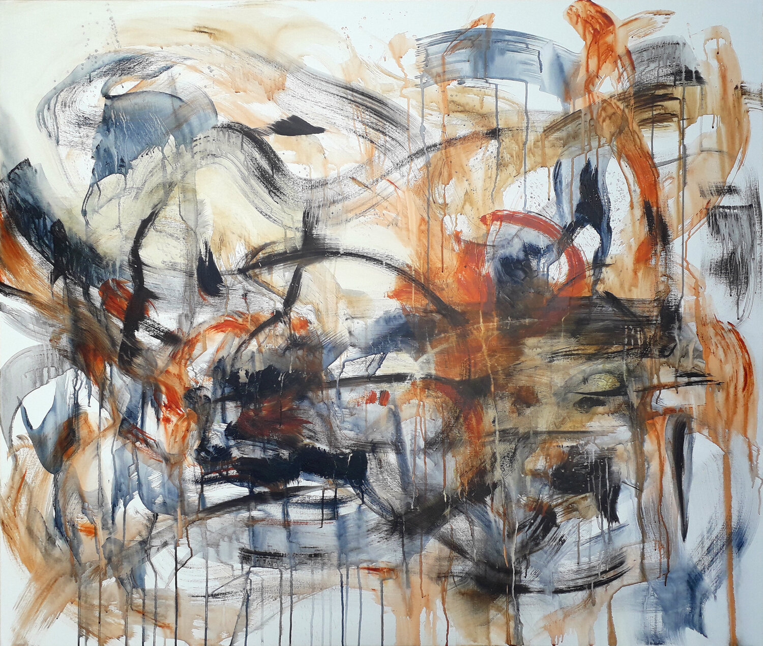 Poésie 3 Luc Andrieux Original painting for sale