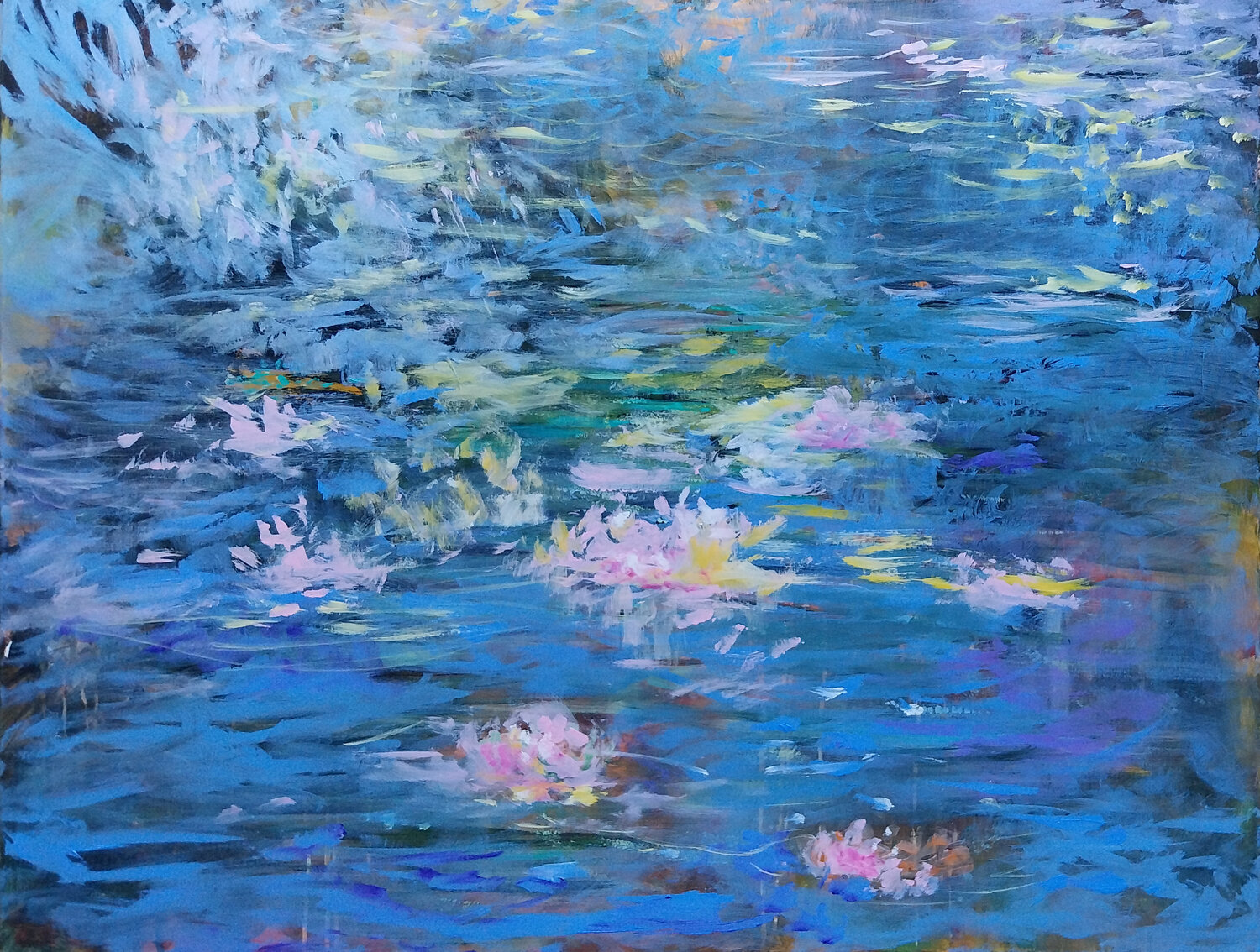 Eden 9 Luc Andrieux Original painting for sale