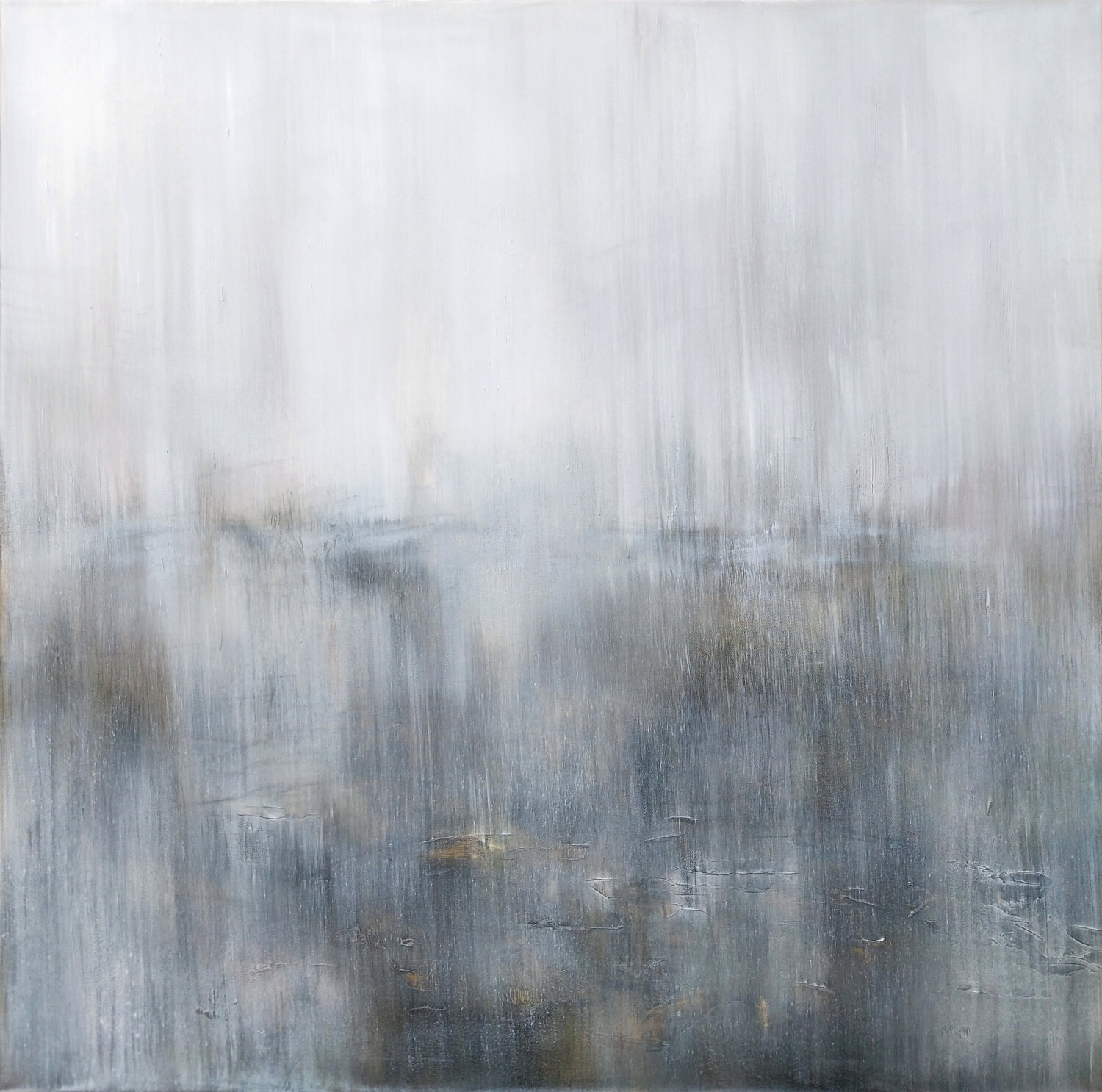 Pluie 2 Luc Andrieux Original painting for sale