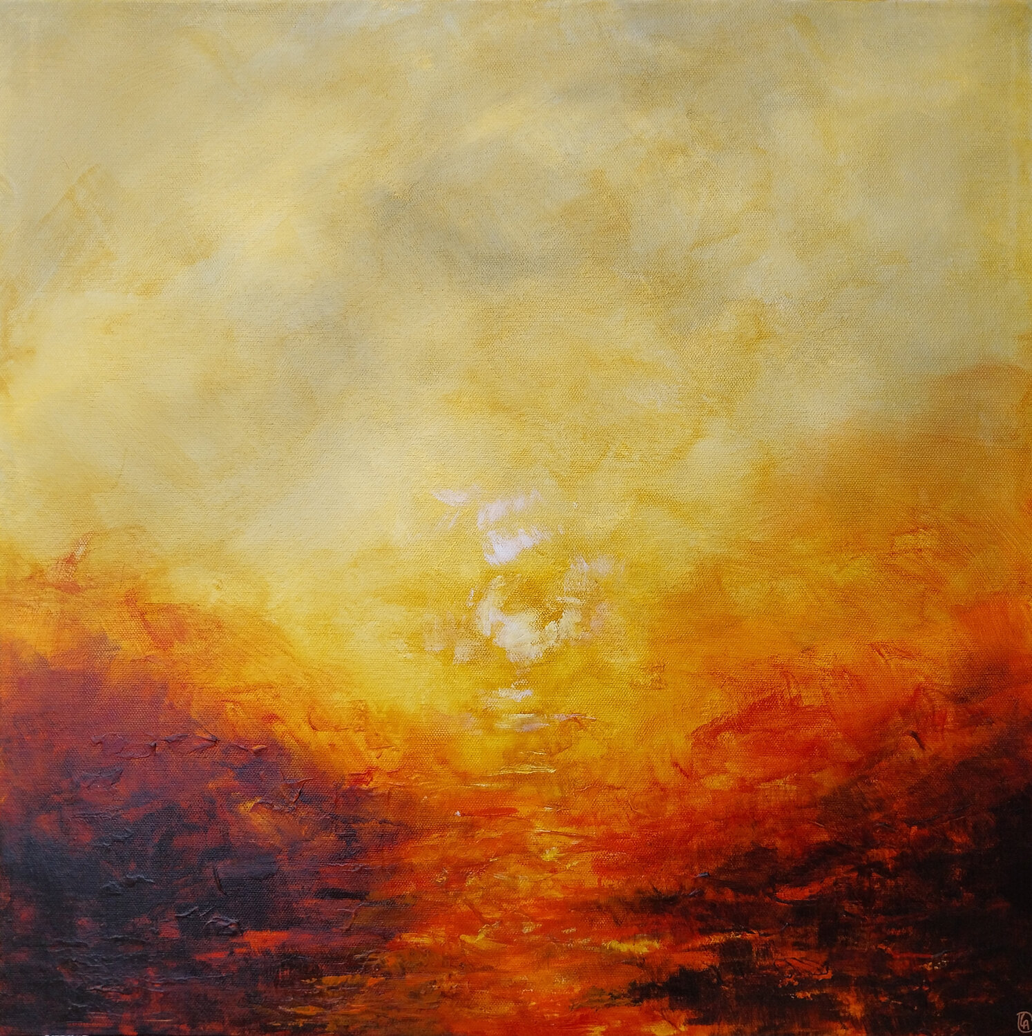 Sublimation 2 Luc Andrieux Original painting for sale