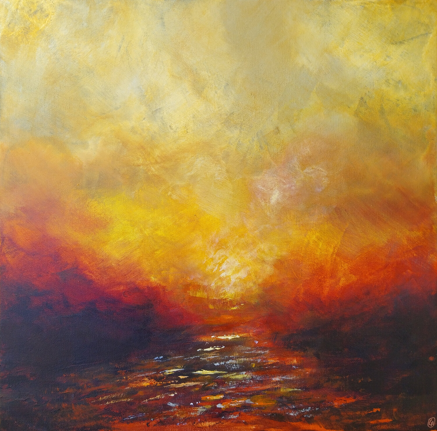 Sublimation 4 Luc Andrieux Original painting for sale