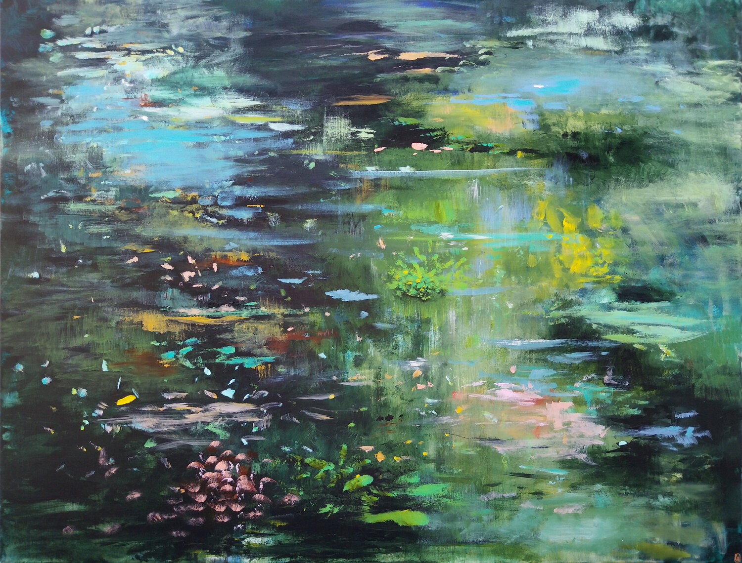 Eden 10 Luc Andrieux Original painting for sale