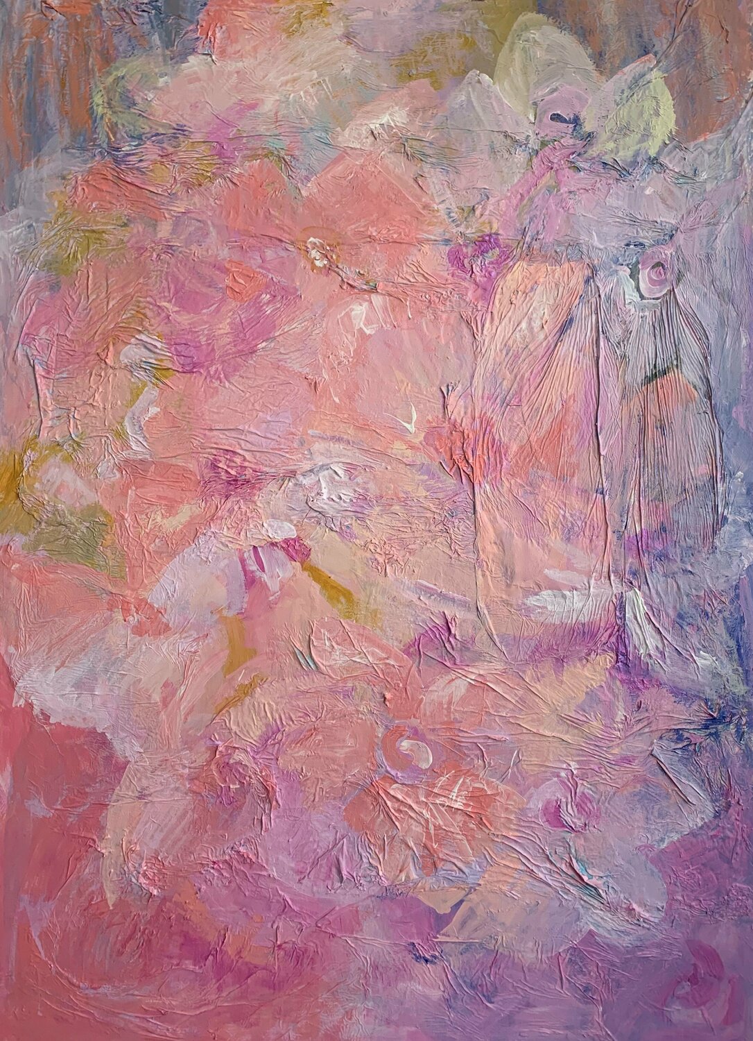 Blooming Paradise of Spring Maura Patrizia Zoller Original painting for sale
