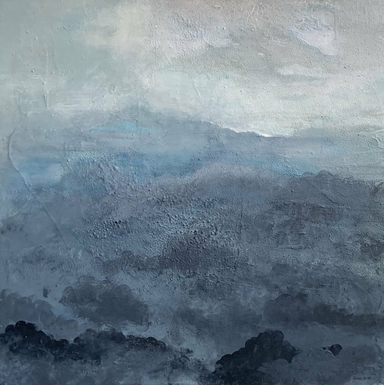 Morgendämmerung Maura Patrizia Zoller Original painting for sale