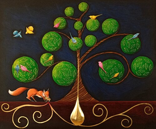 The Offering by Lara Broecke, Painting for Sale on Select