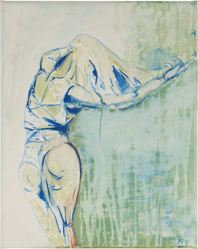 green rhythm by Kamila Sitak, Painting for Sale on Select