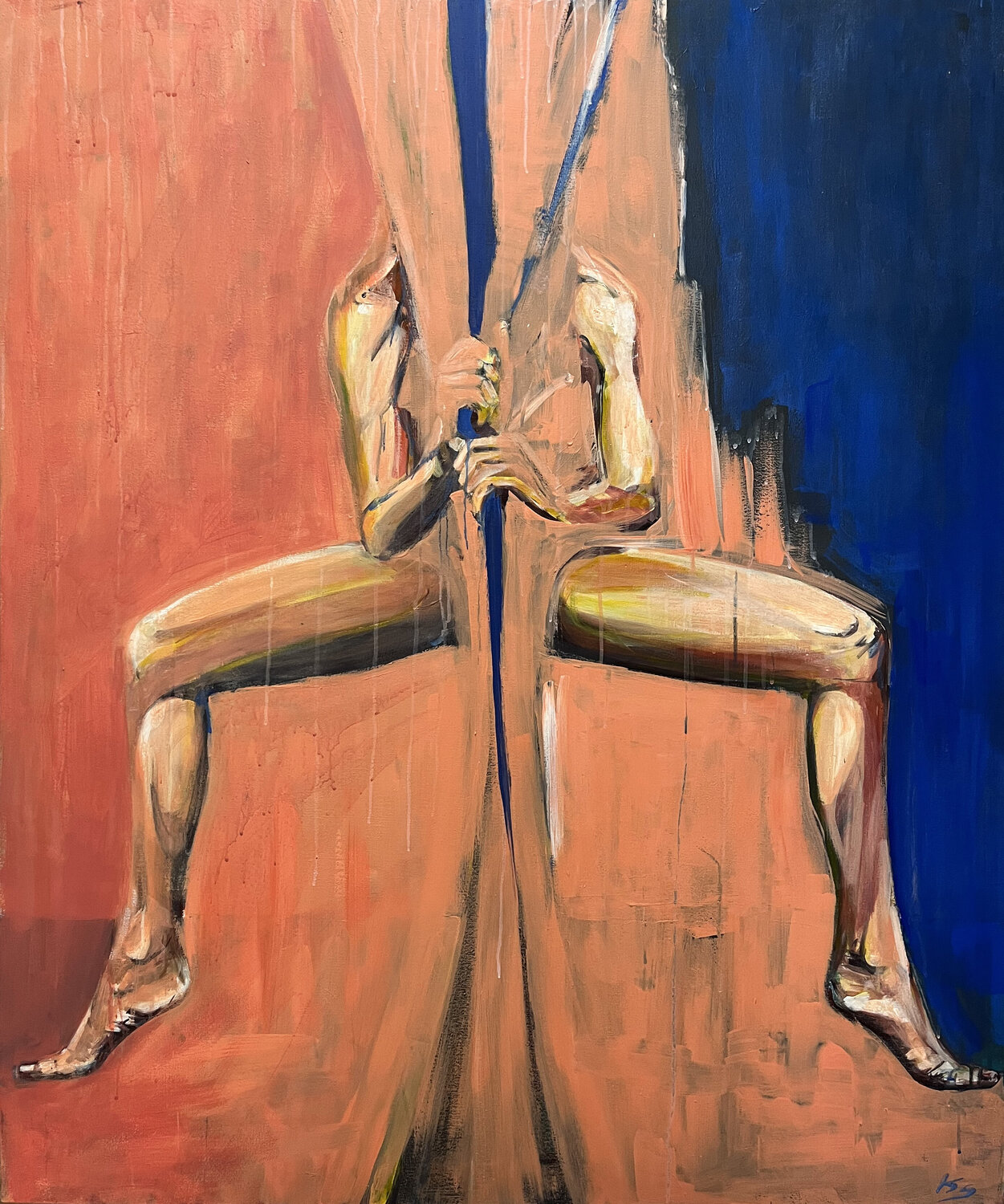 Fire Kamila Sitak Original painting for sale
