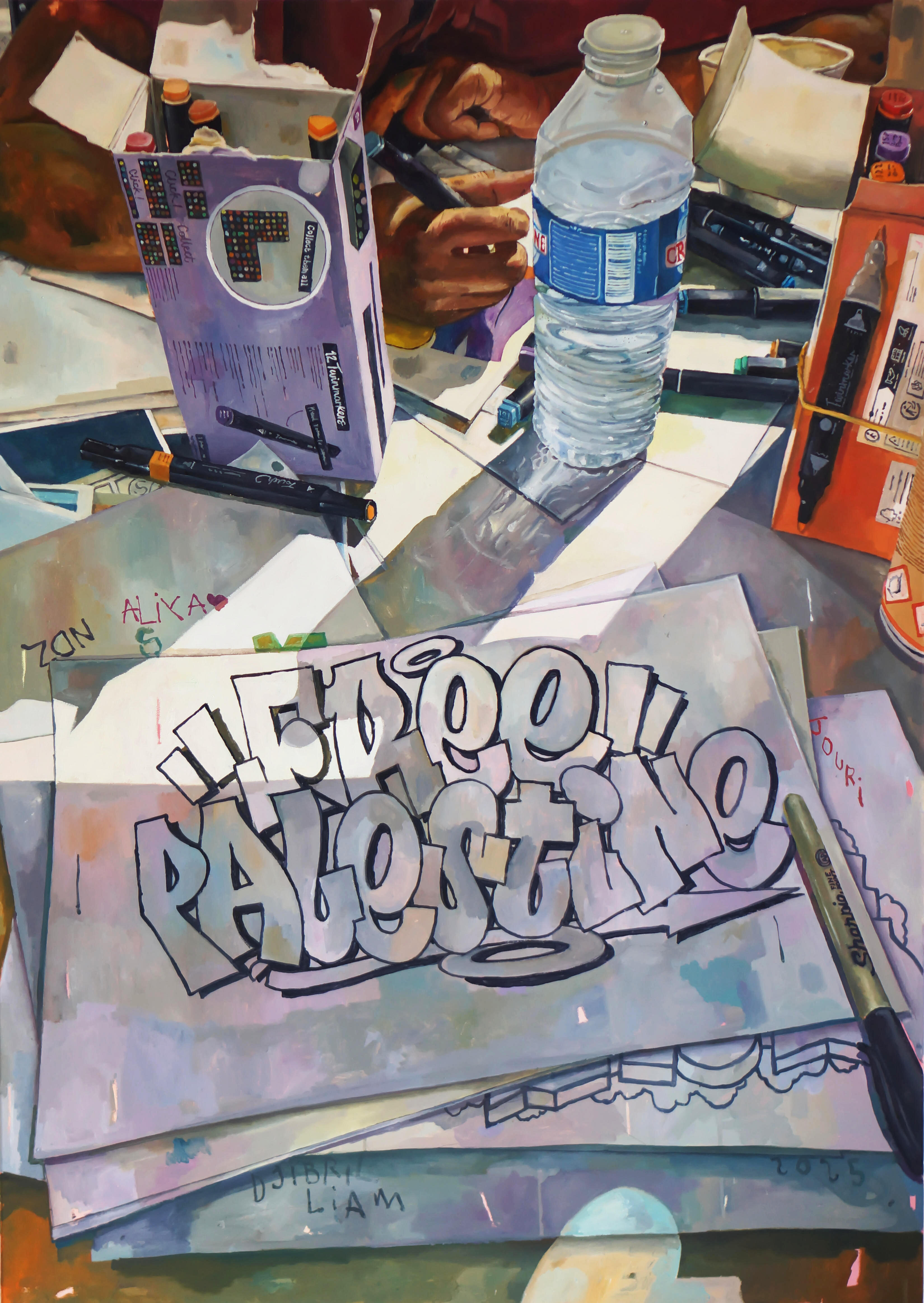 Topic Waterbottle paintings