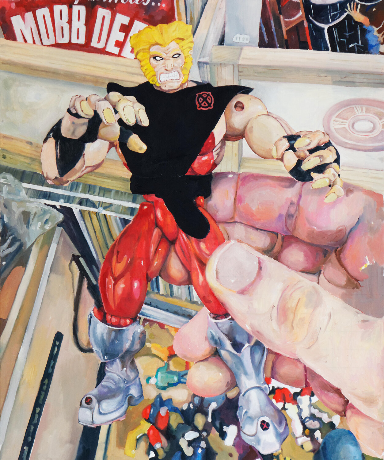 Sabertooth Yoann Borsato Original painting for sale