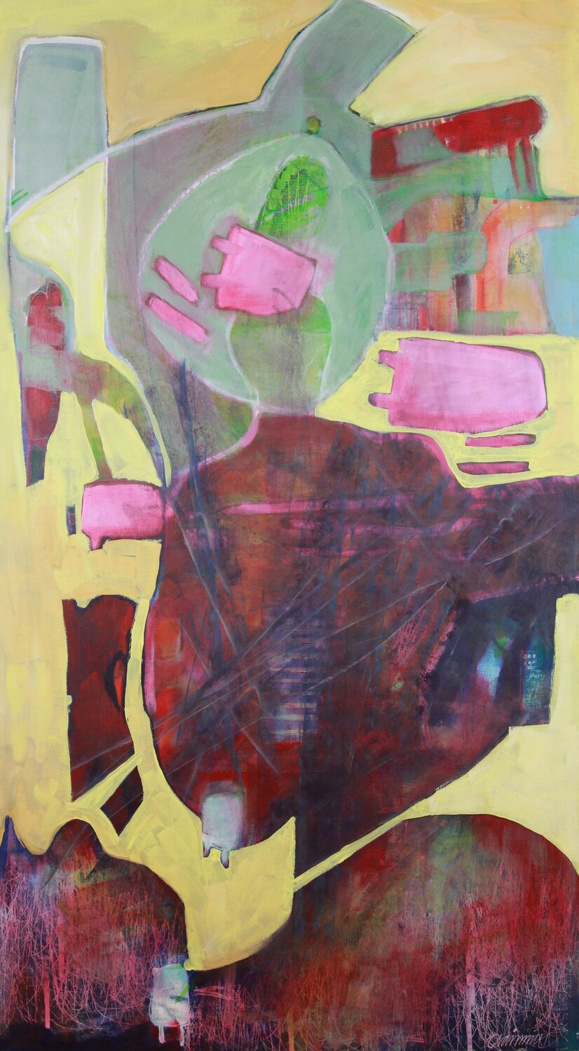 Carried away Eva Wiren Original painting for sale
