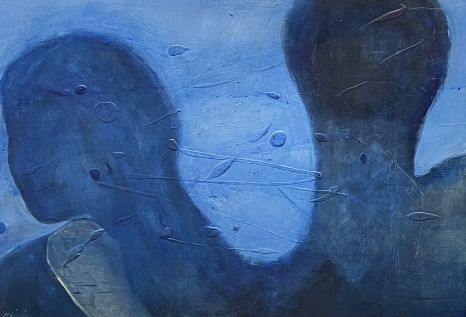 You and me Eva Wiren Original painting for sale