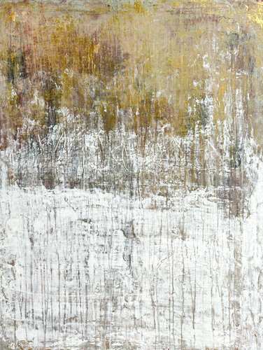 "Antique Gold/White " T4RK9 by Roger König, Painting for Sale on Select