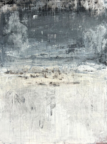 "Abstract Blue/White Exclusive", N7RE3 by Roger König, Painting for Sale on Select