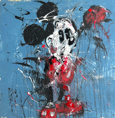 "Abstract Mouse- Pop Art Series" by Roger König, Painting for Sale on Select