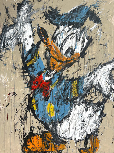 "Abstract Donald" by Roger König, Painting for Sale on Select