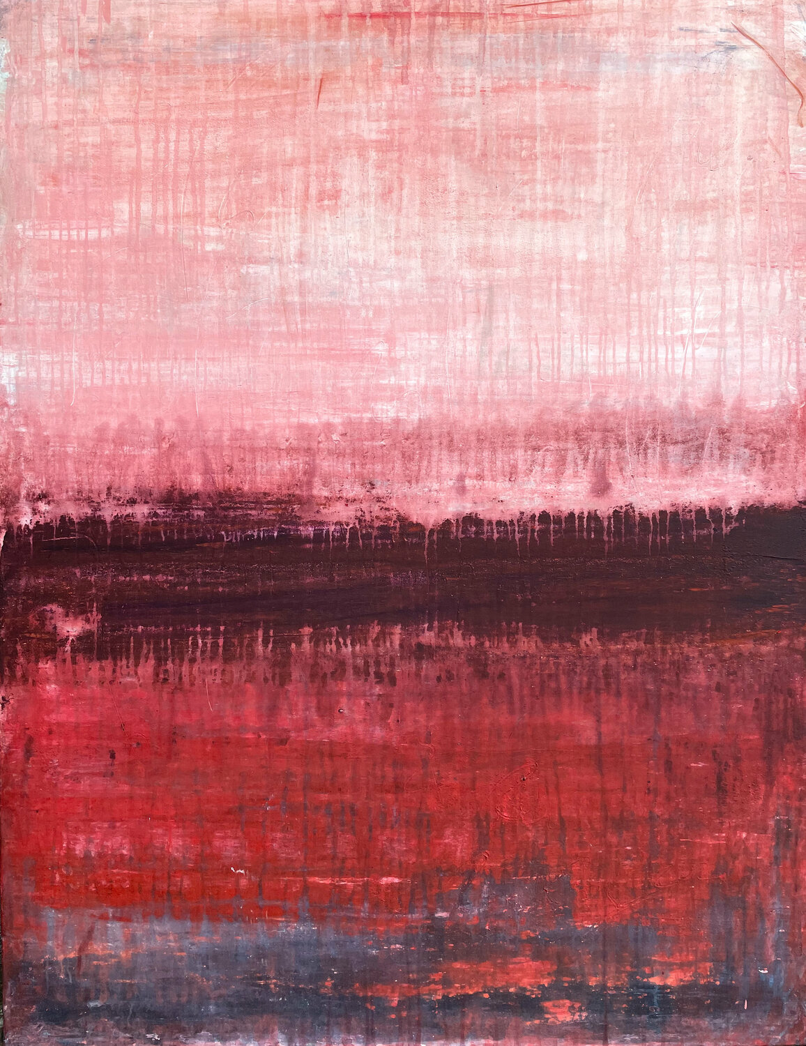"Antique Red" K2SQ Roger König Original painting for sale