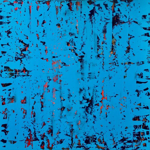 Blue Mystic by Julijana Ravbar, Painting for Sale on Select
