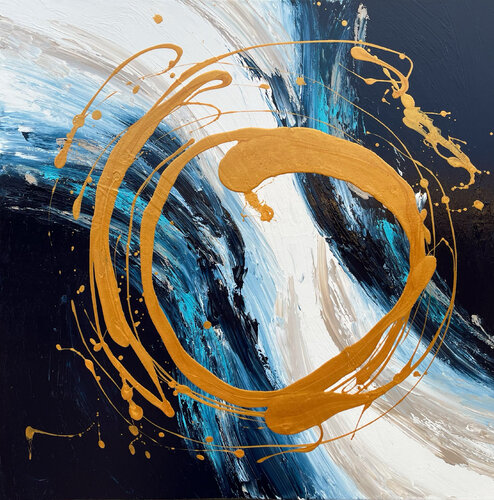 Dream waves by Julijana Ravbar, Painting for Sale on Select
