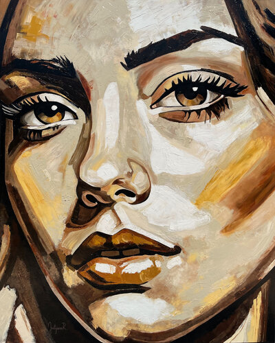 She Who Watches by Julijana Ravbar, Painting for Sale on Select