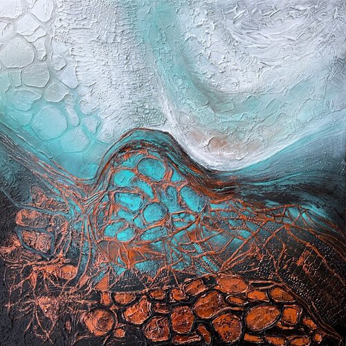 Glow Below by Julijana Ravbar, Painting for Sale on Select