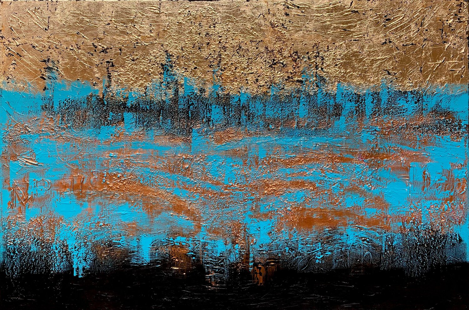 Spirit of Gold Julijana Ravbar Original painting for sale