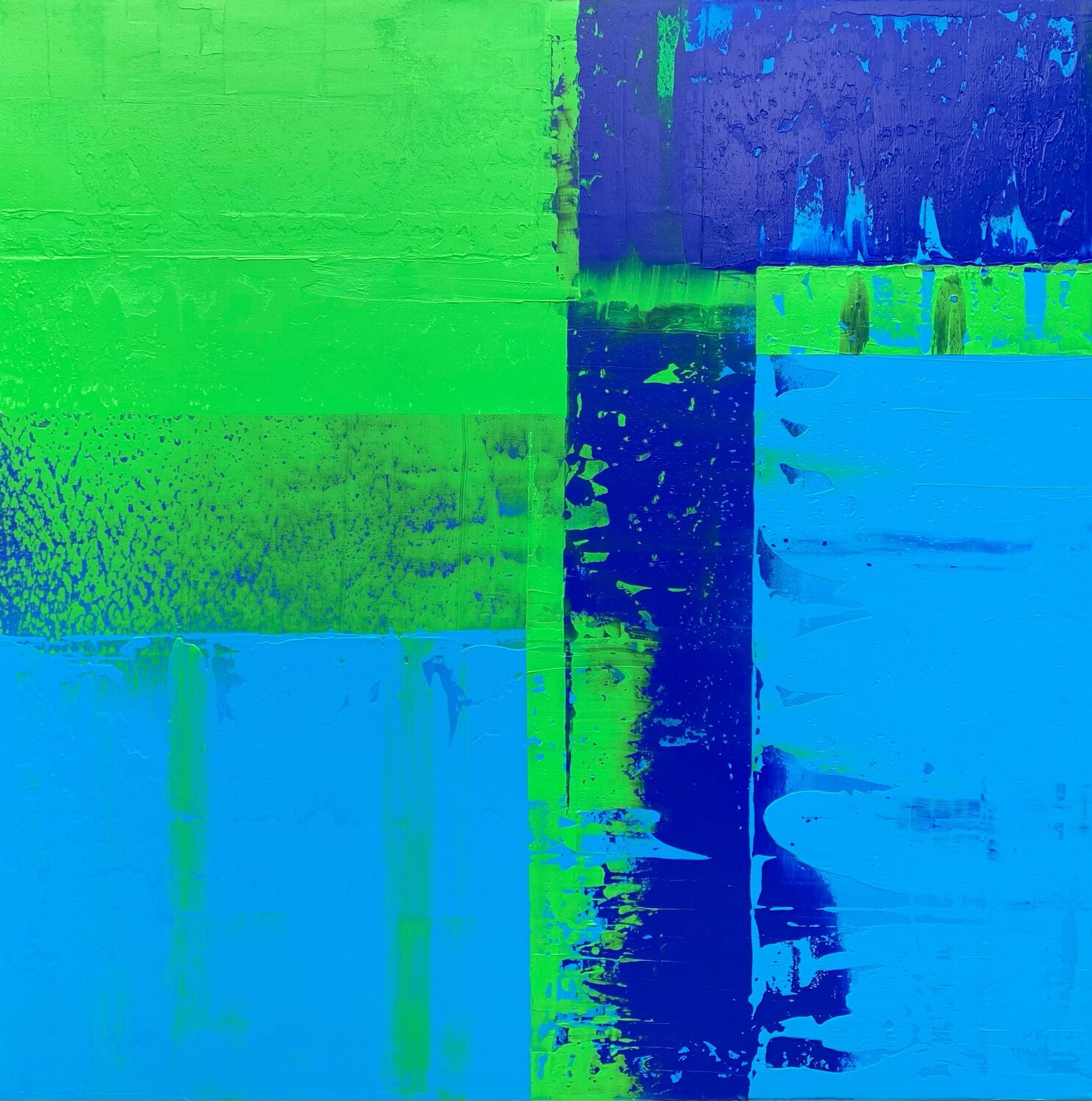 Over The Sea Julijana Ravbar Original painting for sale