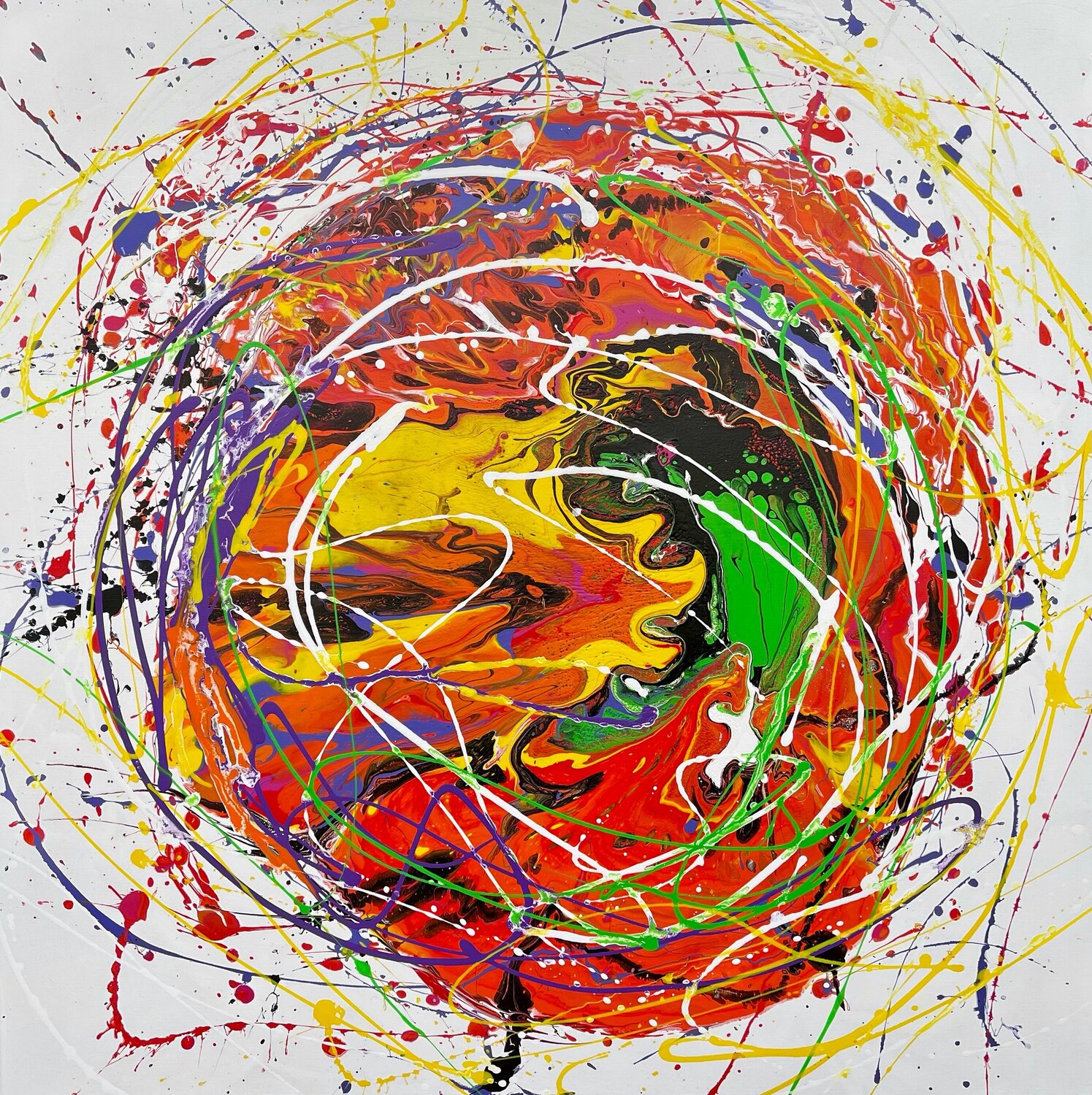 The Feeling Julijana Ravbar Original painting for sale