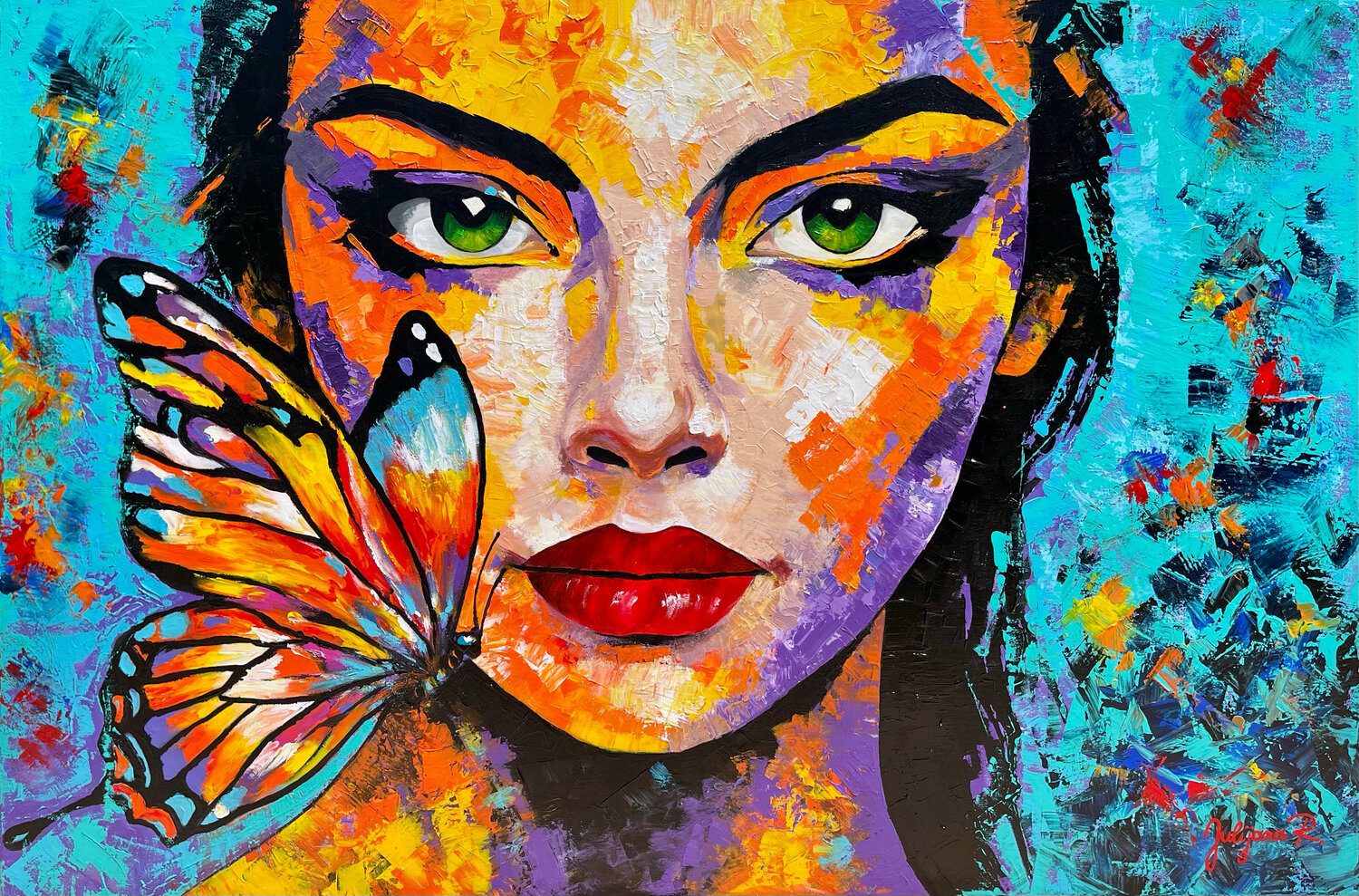 Whisper of Wings Julijana Ravbar Original painting for sale