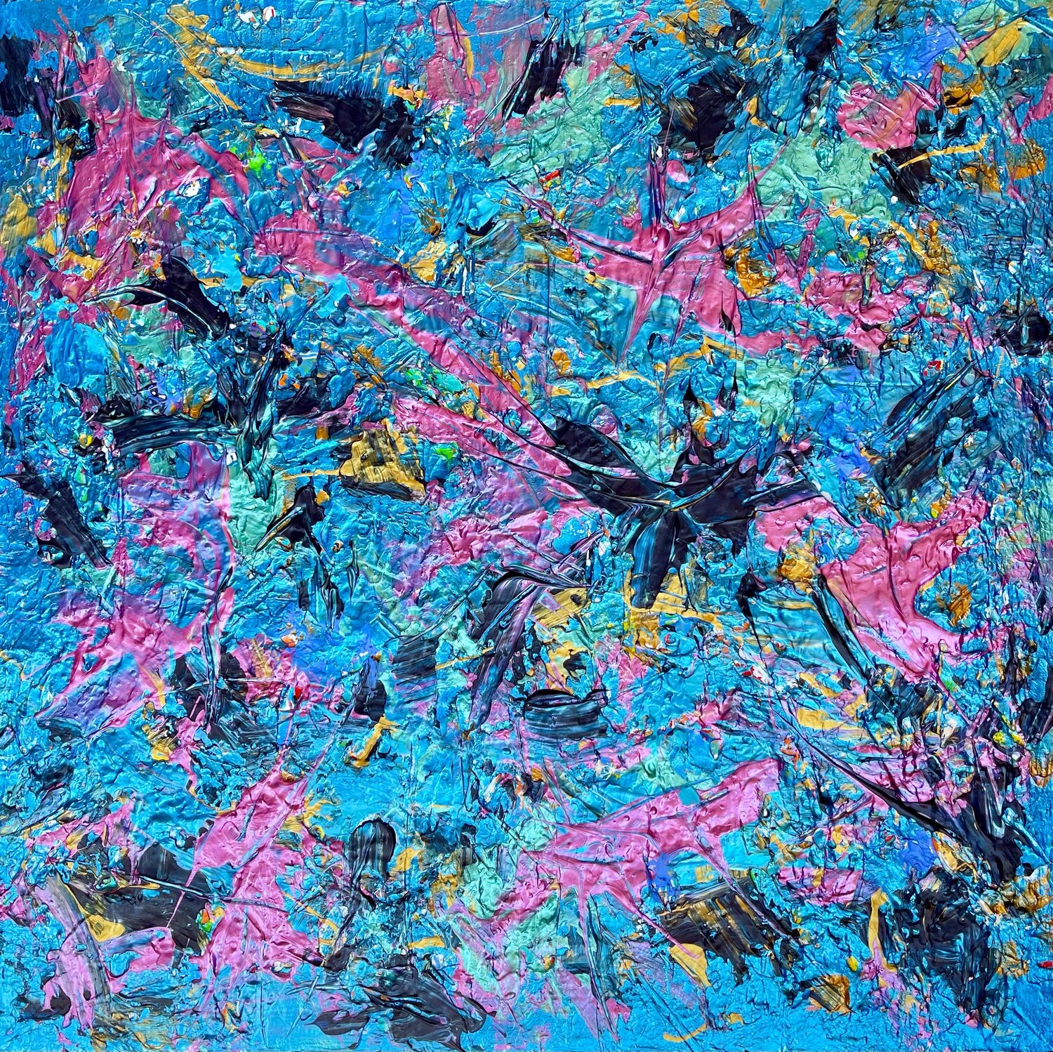 Oceanic Rhythm Julijana Ravbar Original painting for sale